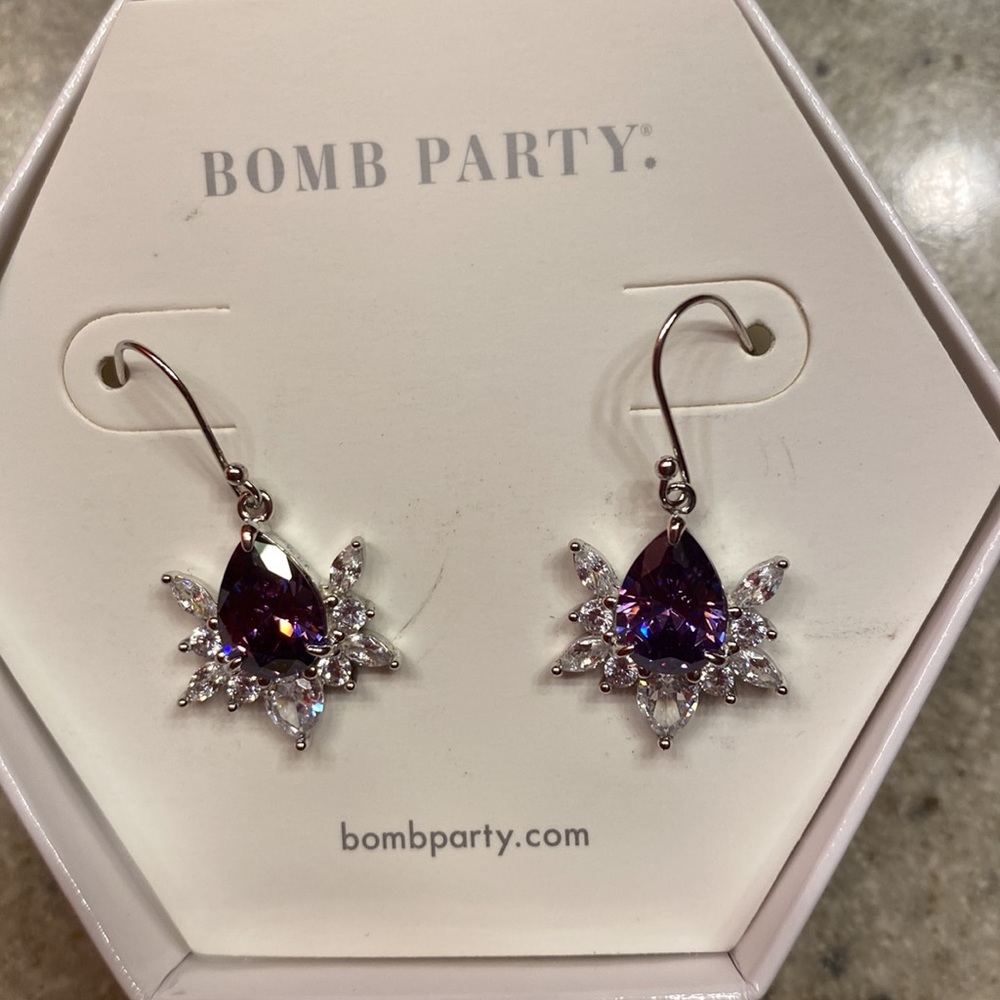 NWT Box earrings retail $206